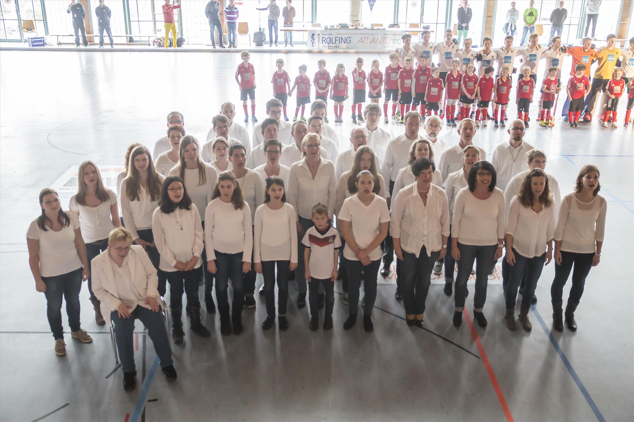 Unser Auftritt in der Sporthalle am Viadukt am 1. März 2015