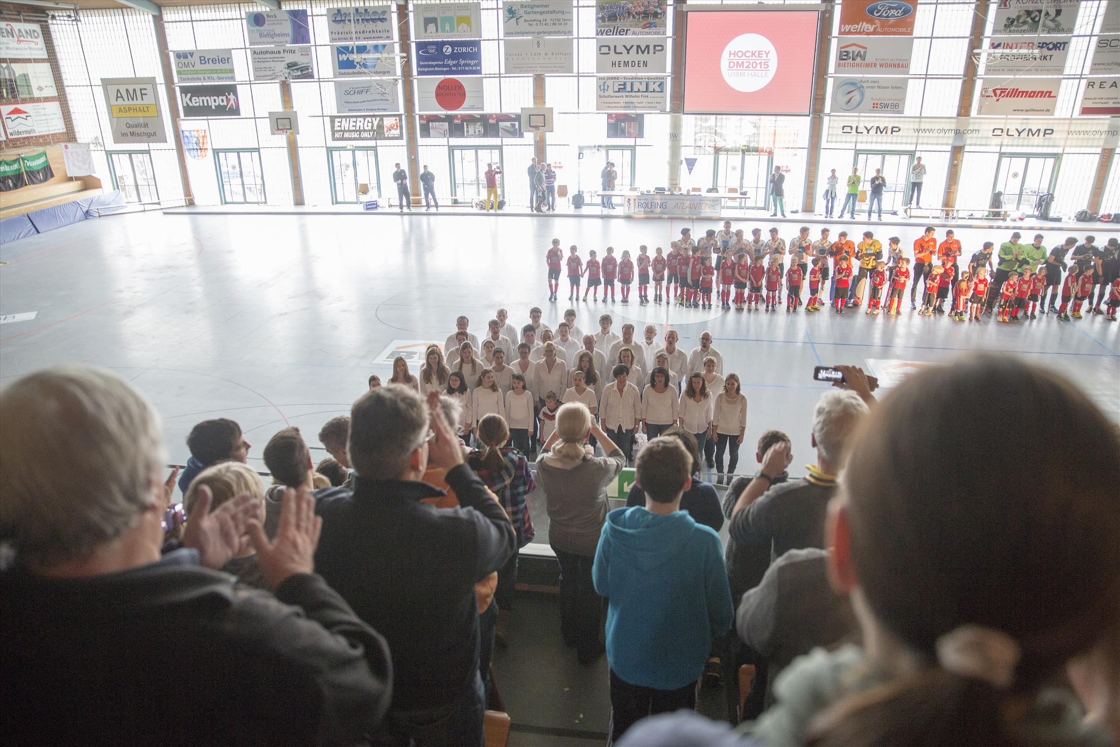 Unser Auftritt in der Sporthalle am Viadukt am 1. März 2015